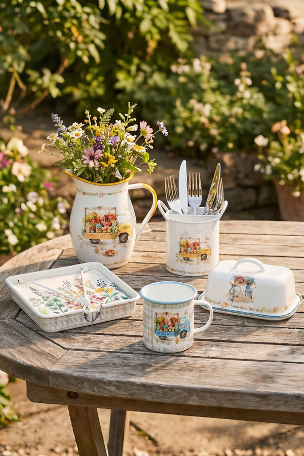 Carraig Donn Flower Market Enamel Jug