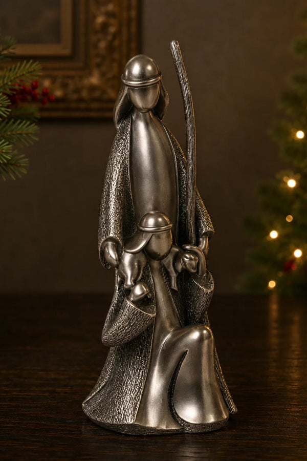 Carraig Donn Genesis Shepherds & Sheep Sculpture