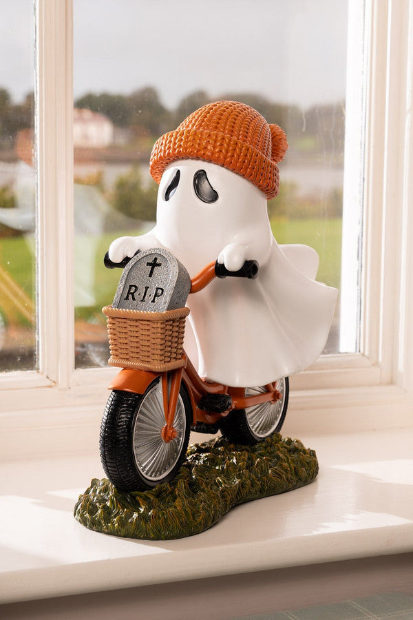 Carraig Donn Ghost On Bike Halloween Decorative Ornament