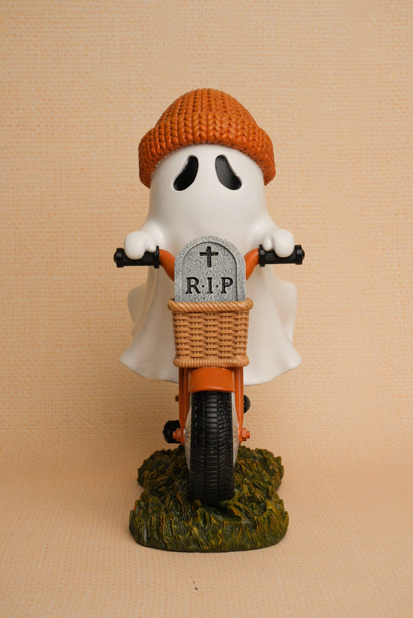 Carraig Donn Ghost On Bike Halloween Decorative Ornament
