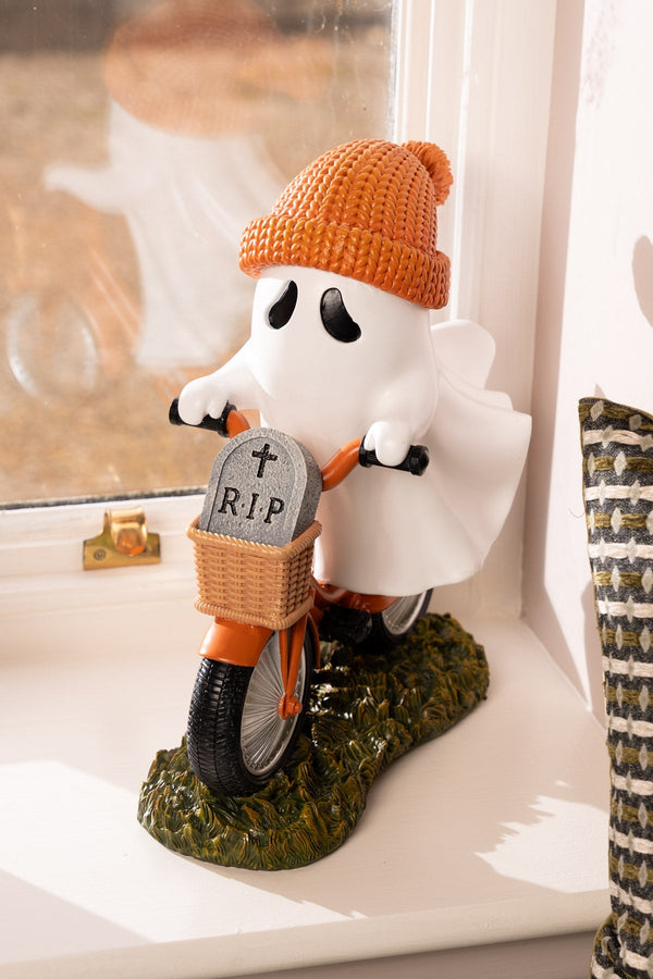 Carraig Donn Ghost On Bike Halloween Decorative Ornament