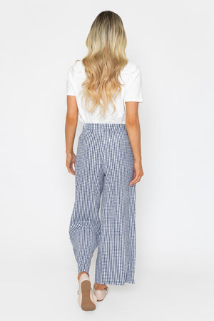 Carraig Donn Gingham Elastic Waist Trousers