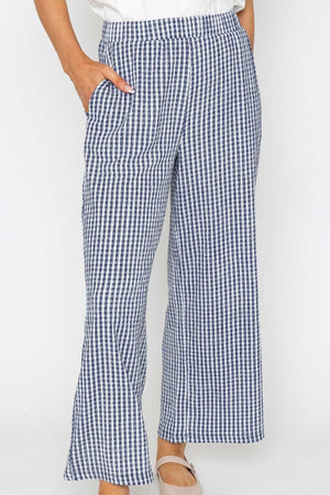 Carraig Donn Gingham Elastic Waist Trousers