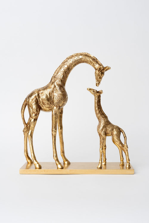 Gold Giraffes Decorative Ornament