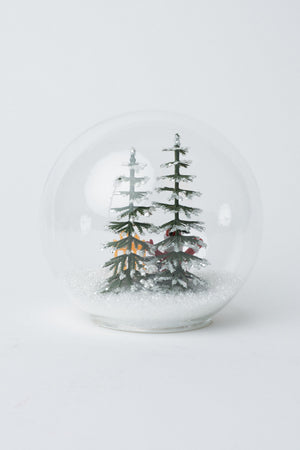 Carraig Donn Glass LED Santa Christmas Ball