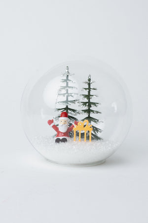 Carraig Donn Glass LED Santa Christmas Ball