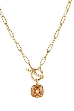 Carraig Donn Gold Adalynn Champagne Link Necklace