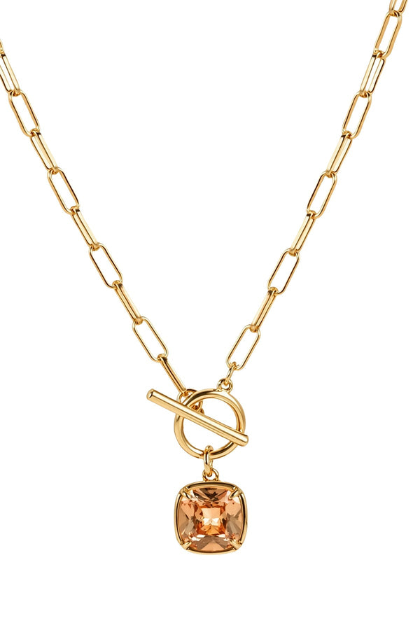 Carraig Donn Gold Adalynn Champagne Link Necklace