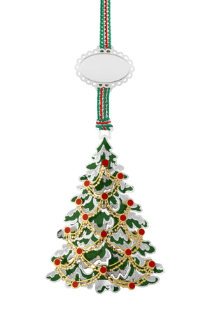 Carraig Donn Gold And Silver Plated Christmas Tree Decoration