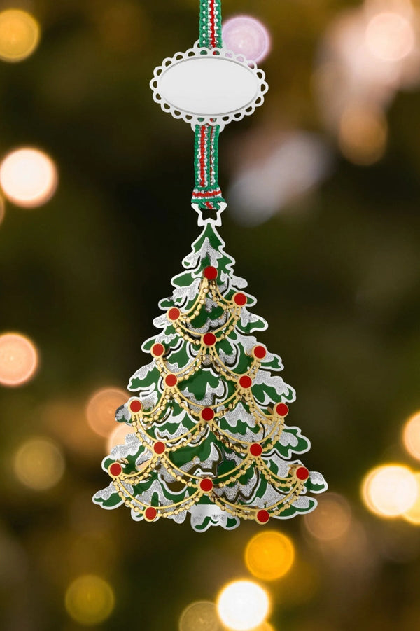 Carraig Donn Gold And Silver Plated Christmas Tree Decoration