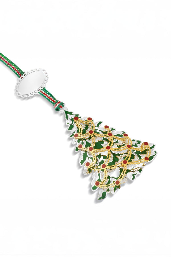Carraig Donn Gold And Silver Plated Christmas Tree Decoration