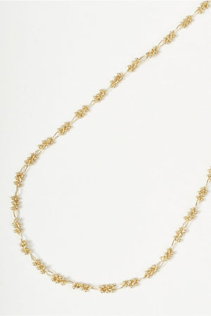 Carraig Donn Gold Ball & Delicate Link Detail Necklace