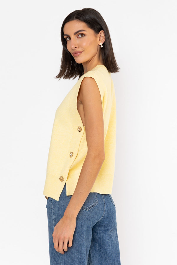 Carraig Donn Gold Button Popover Lemon