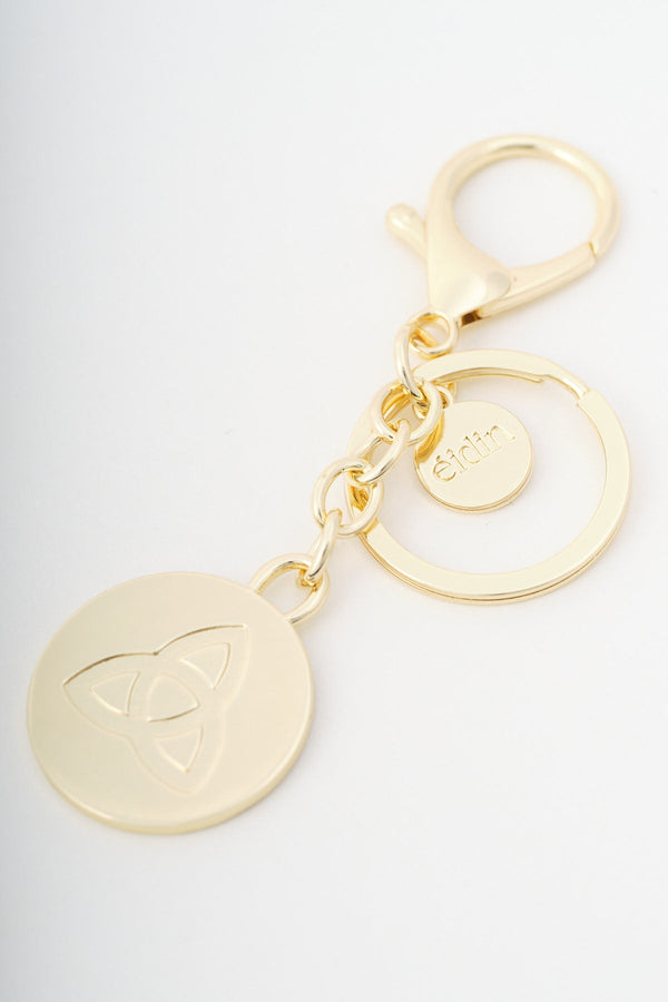 Carraig Donn Gold Celtic Handbag Charm Keyring