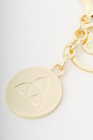 Carraig Donn Gold Celtic Handbag Charm Keyring