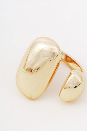 Carraig Donn Gold Chunky Sculpted Size 7 Ring