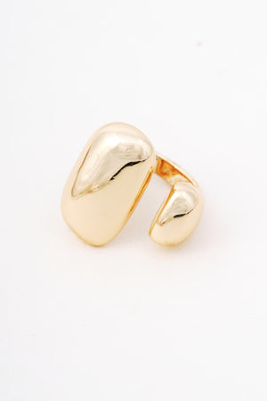 Carraig Donn Gold Chunky Sculpted Size 8 Ring