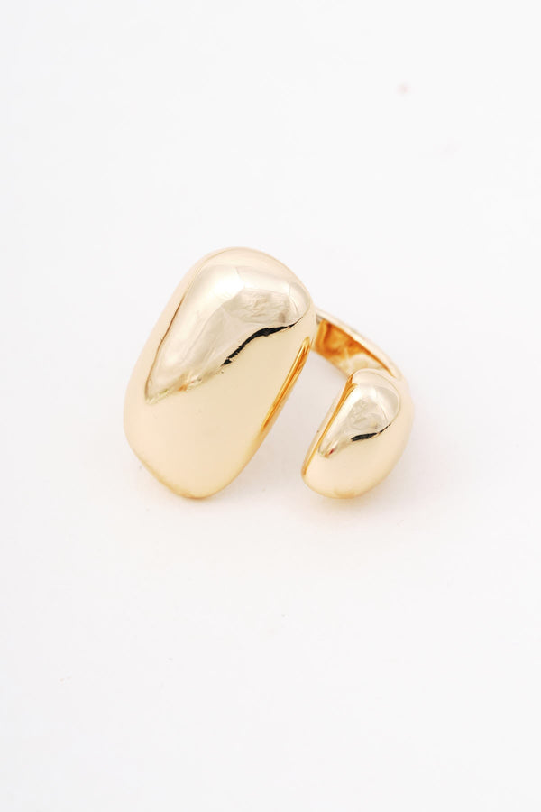 Carraig Donn Gold Chunky Sculpted Size 8 Ring