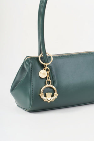 Carraig Donn Gold Claddagh Handbag Charm Keyring