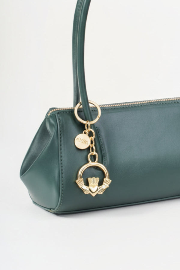 Carraig Donn Gold Claddagh Handbag Charm Keyring