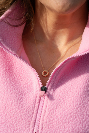 Carraig Donn Gold Interlocking Knot Charity Necklace