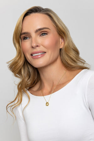 Carraig Donn Gold Interlocking Knot Charity Necklace