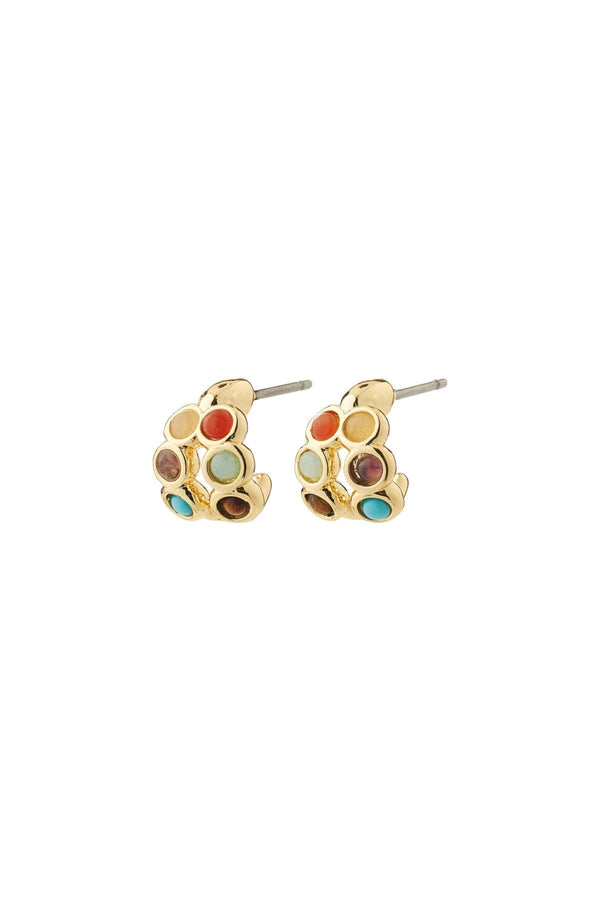 Carraig Donn Gold Lonnie Double Hoop Earrings