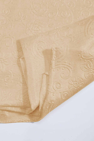Carraig Donn Gold Silk Touch Floral Embossed Scarf
