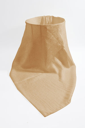 Carraig Donn Gold Silk Touch Floral Embossed Scarf