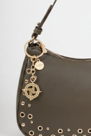 Carraig Donn Gold St. Brigid Cross Handbag Charm Keyring