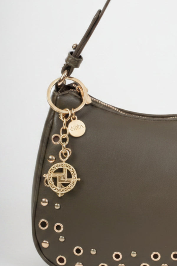 Carraig Donn Gold St. Brigid Cross Handbag Charm Keyring