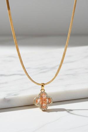 Carraig Donn Golden Shadow Clover Pendant