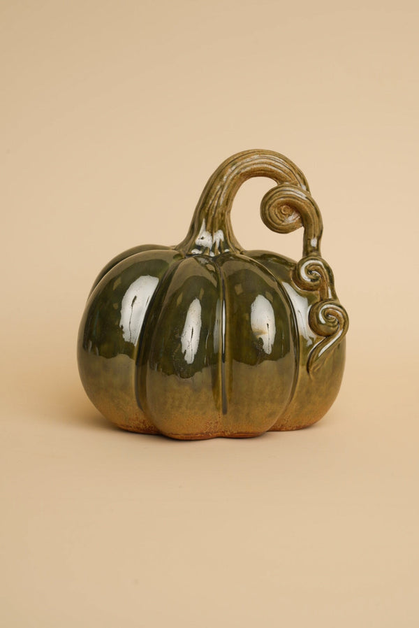 Carraig Donn Green Halloween Pumpkin Decorative Ornament