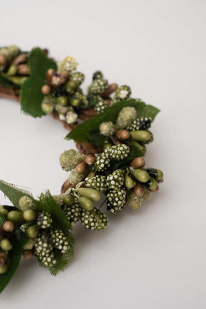 Carraig Donn Green Mini Berry Pillar Candle Ring