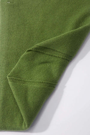Carraig Donn Green Viscose Wool Blend Neckerchief Triangle Scarf