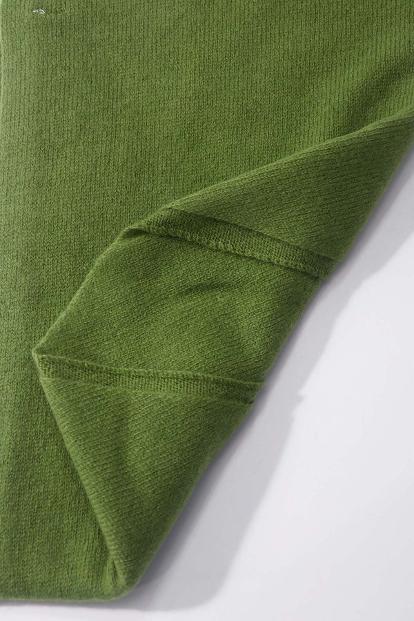 Carraig Donn Green Viscose Wool Blend Neckerchief Triangle Scarf