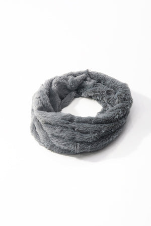 Carraig Donn Grey Faux Fur Snood