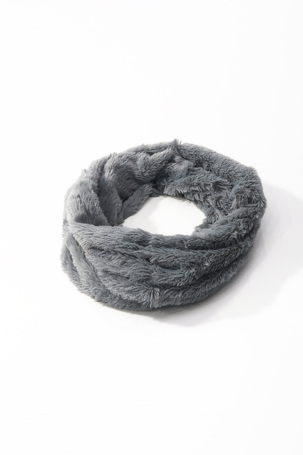 Carraig Donn Grey Faux Fur Snood