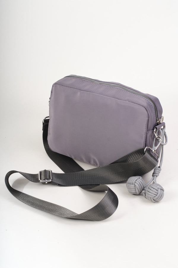 Carraig Donn Grey Nylon Quilted Charm Camera Bag