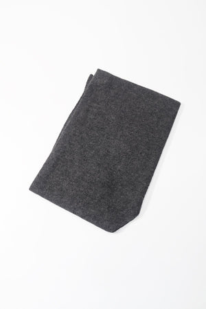 Carraig Donn Grey Viscose Wool Blend Neckerchief Triangle Scarf