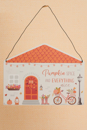 Carraig Donn Halloween Pumpkin House Plaque Decoration