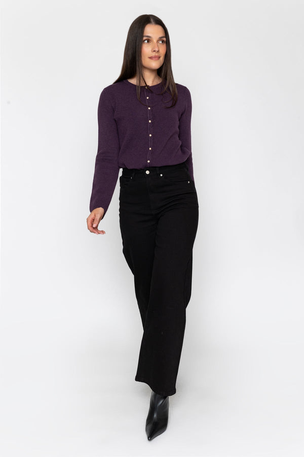 Carraig Donn High Rise Wide Leg Jeans Black