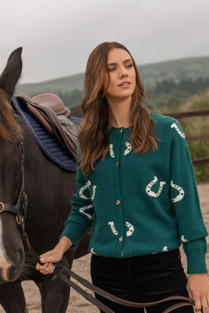 Carraig Donn Kgw Equestrian Horseshoe Cardi