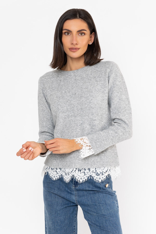 Carraig Donn Lace Trim Knit