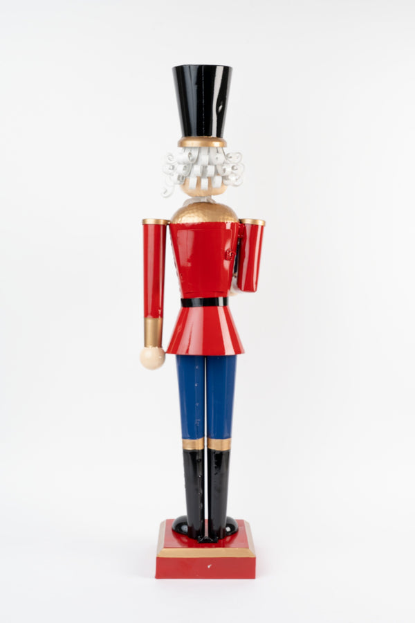 Carraig Donn Large Nutcracker With Present H98cm Christmas Decoration