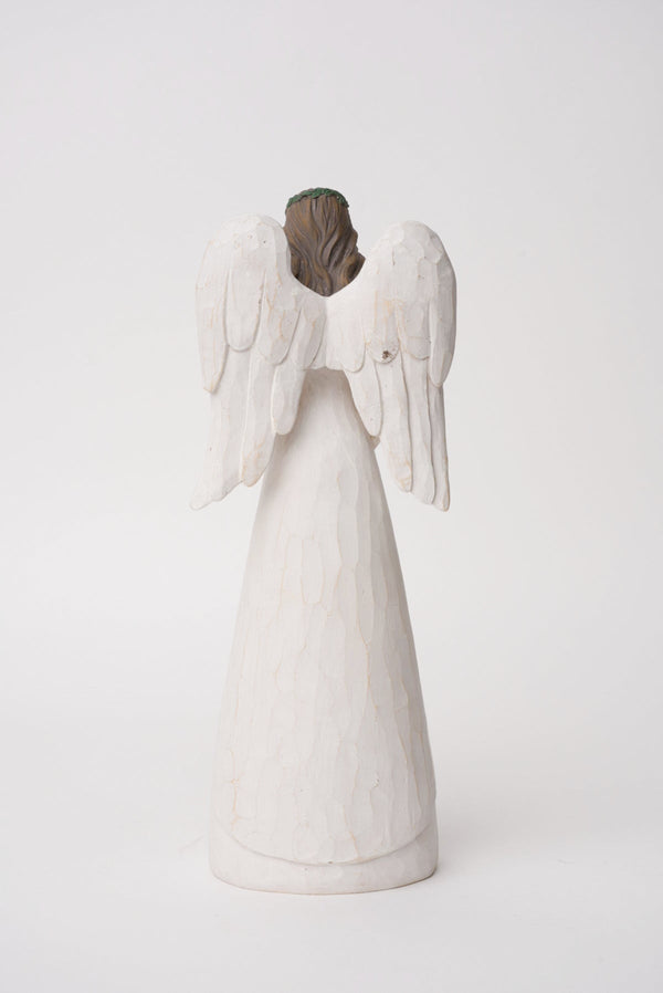 Carraig Donn Large White Angel Christmas Decoration