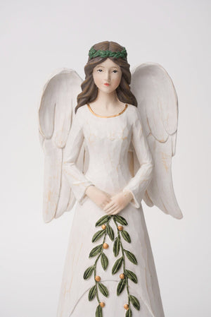 Carraig Donn Large White Angel Christmas Decoration