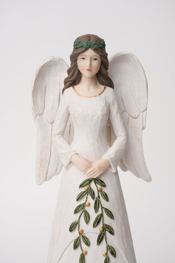 Carraig Donn Large White Angel Christmas Decoration