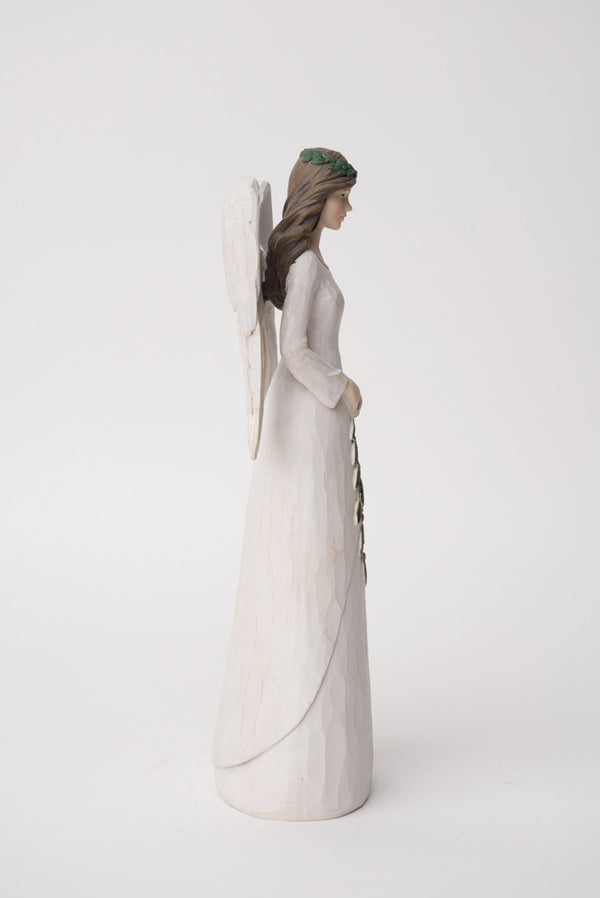 Carraig Donn Large White Angel Christmas Decoration