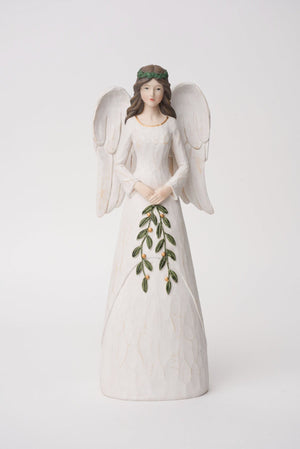 Carraig Donn Large White Angel Christmas Decoration